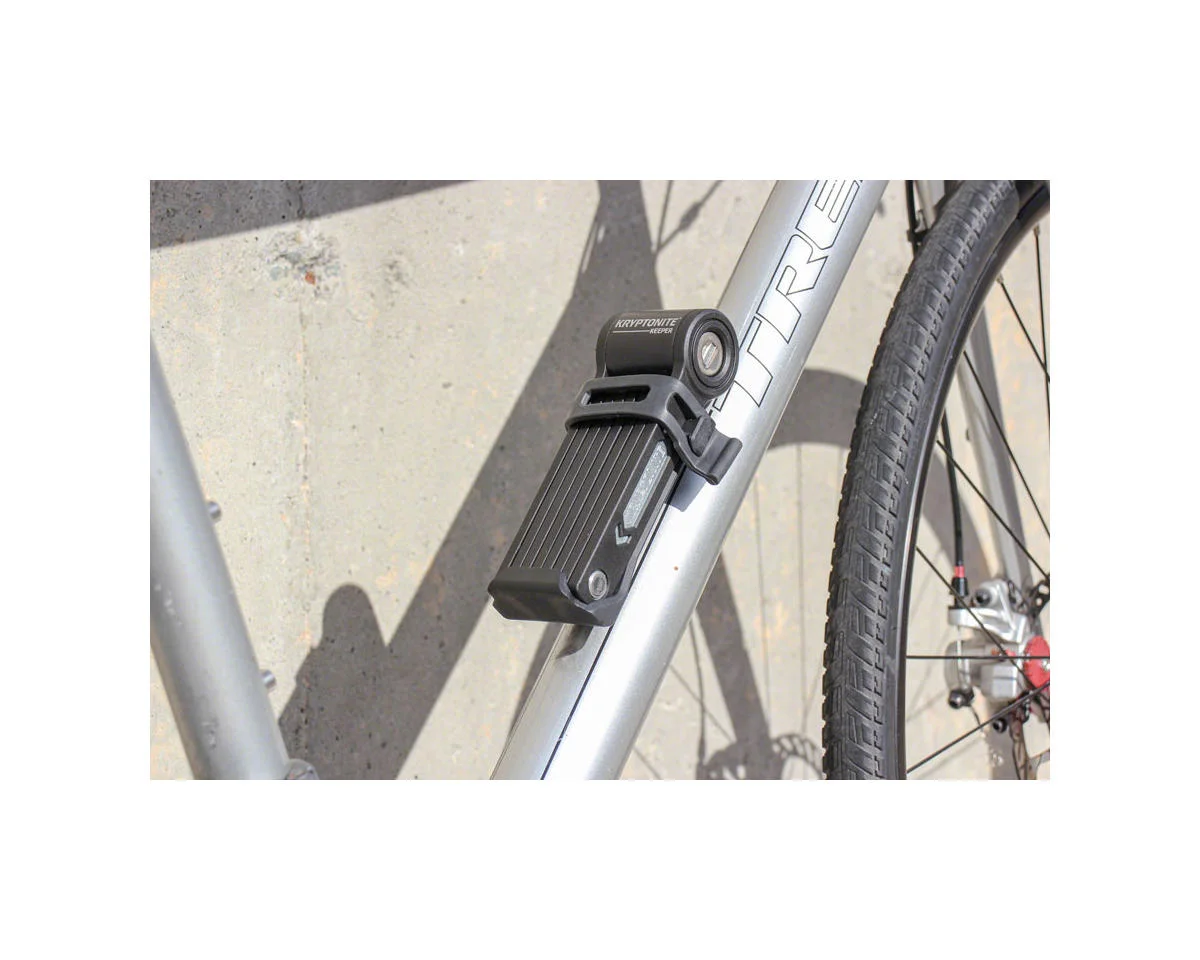 Kryptonite Keeper Mini Folding Lock (Black) (5.75") (w/ Bracket) - view 6